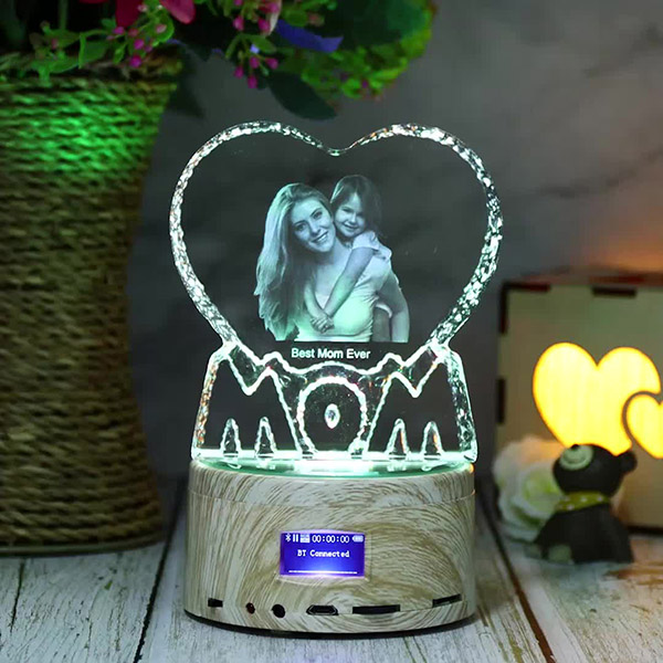 Personalized Photo Colorful Music Lamp With MOM